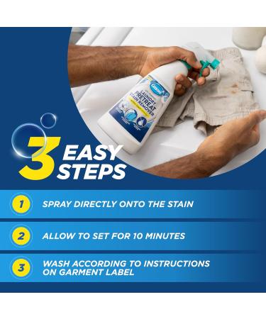 Carbona Laundry Pretreat Stain Remover Spray | Oxy-Powered for 100+ Stains | Safe for Colors & Whites | 16.8oz - International Shipping Available - Buy Online on GoSupps.com