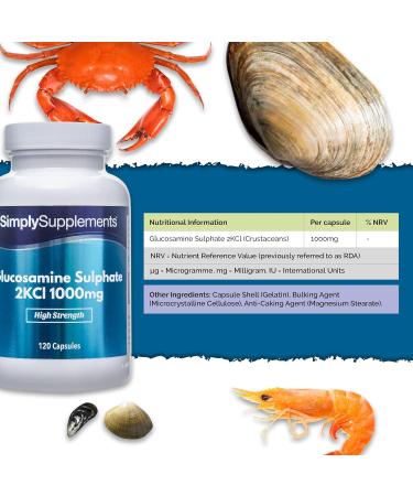 Glucosamine 1000mg 120 Capsules | Support Active Living | Made in UK - Buy Online on GoSupps.com