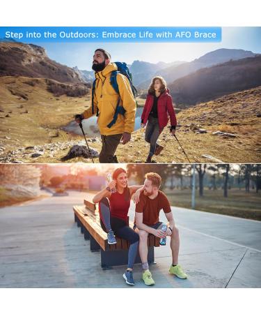 Upgraded Drop Foot Brace for Women & Kids - Adjustable Gray Orthosis with 3-Point Stability Fits Right/Left Foot | Medium Size - Buy Online on GoSupps.com