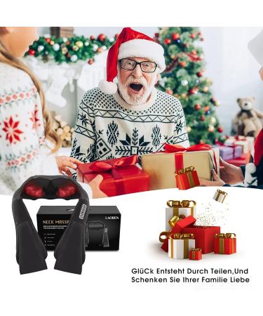 Buy Laoben Neck Massager - 3 Adjustable Speeds for Pain Relief | Ideal for Car Office & Home Use - Bright Black - Buy Online on GoSupps.com