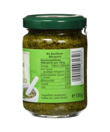 Alnatura Organic Pesto Basilico - Pack of 6 (6 x 130g) | Authentic Italian Flavor for International Shipping - Buy Online on GoSupps.com