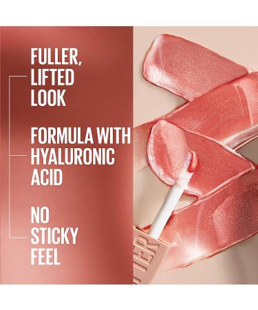 Maybelline Lifter Gloss Hydrating Lip Gloss with Hyaluronic Acid - Gold Warm Neutral - 0.18 oz - Buy Online on GoSupps.com