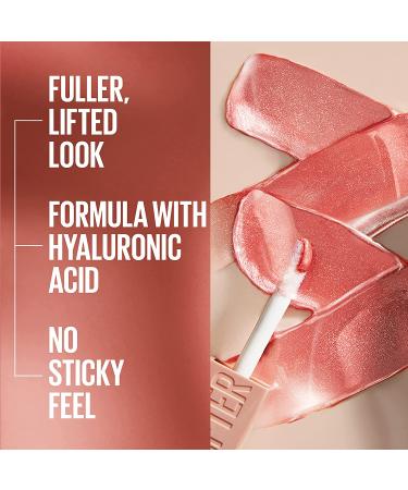 Maybelline Lifter Gloss Hydrating Lip Gloss with Hyaluronic Acid - Sand Rose Neutral - 0.18 Fl Oz - Buy Online on GoSupps.com