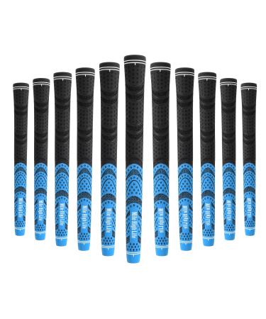 Mile High Life | Avid Golf Club Grips | 3, 13 Pc Set Bundle Golf Grips | Multi-Compound Rubber Golf Grip | Standard Midsize Jumbo Jumbo 13 Pieces Blue