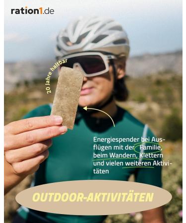 Buy Pow-R1 Zero Gluten-Free Energy Bar - 376g | 8 High-Energy Bars for Outdoor Trekking & Emergency Survival | Vegan & Lactose-Free 20 Years Shelf Life - Buy Online on GoSupps.com