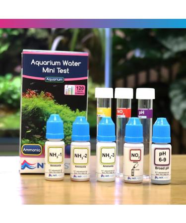 NT Labs Aquarium Water Test Kit - pH Nitrite Ammonia | Maintain Water Quality with Accurate Liquid Drop Tests - Buy Online on GoSupps.com