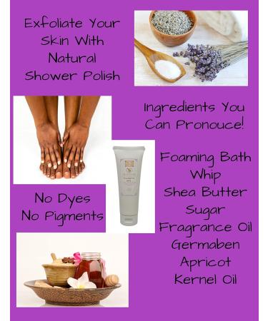 Acqua Di Eli Body Shower Polish Moisturizing Sugar Scrub For Heels Elbows & Hands Gentle Cleansing Dry Skin Natural Oils Blend 4 oz. (8 oz Monkey Farts) - Buy Online on GoSupps.com