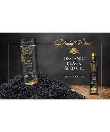 Organic Cold Pressed Black Seed Oil 8 Fl Oz - 2% Thymoquinone for Immune Support & Joint Health - Buy Online on GoSupps.com