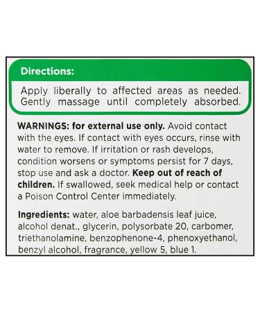 Equate Aloe Vera Aftersun Gel 20 oz - Soothing Relief for Sunburned Skin - Buy Online on GoSupps.com