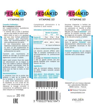 PEDIAKID - Maxi Natural Defenses Treatment - 1 Pediakid Immuno-Fort Syrup 250 ml + 1 Pediakid Probiotics 10 m + 1 Pediakid Vitamin D3 1000 IU - Supports Immunity & Bone Capital - Buy Online on GoSupps.com