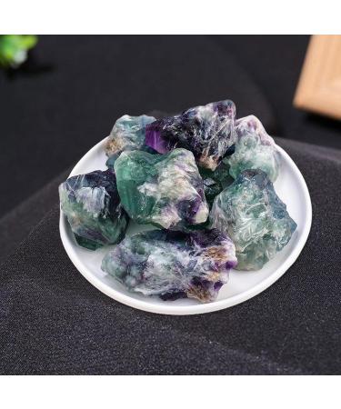 Natural Fluorite Crystal - Raw Rainbow Fluorite Crystals Large Raw Crystals Healing Gemstones for Reiki Healing Tumbling Fountain Rocks Wire Wrapping Decor Cabbing Lapidary Frifer 1 - Buy Online on GoSupps.com
