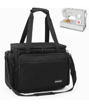 ITHWIU Sewing Machine Carrying Case - Universal Tote Bag with Shoulder Strap for Singer, Brother, Janome - Black - Buy Online on GoSupps.com