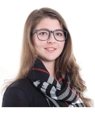 LifeArt Blue Light Blocking Glasses - UV400 Transparent Lens Anti Eyestrain & Scratch - Unisex Computer & Reading Glasses (LA_Milo No Magnification - Buy Online on GoSupps.com