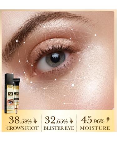 Eye Cream for Dark Circles and Puffy Eyes Brighten Instant Tightener 24K Gold Under Eye Repair Cream Hydrating Brightening Anti Aging Eye Bags Remover Wrinkle Filler Eye Serum for All Skin Types - Buy Online on GoSupps.com