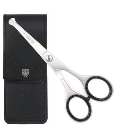Three swords - rustproof professional nasal scissors nasal hair scissors ear shear earray scissors in synthetic leather etui noses/ear screens - Buy Online on GoSupps.com