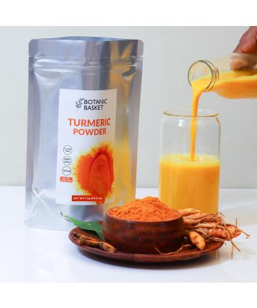 Organic Turmeric Powder 1 kg - 5% Curcumin, Pure Natural Haldi Powder, 1000g - Buy Online on GoSupps.com