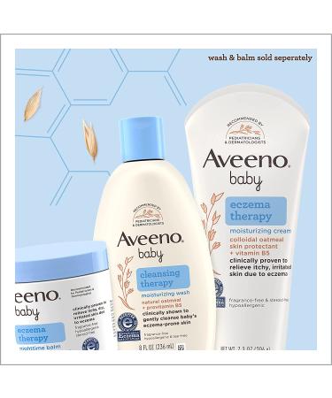 Aveeno Baby Eczema Therapy Moisturizing Cream 7.3 oz - Relieves & Moisturizes Sensitive Skin - Buy Online on GoSupps.com