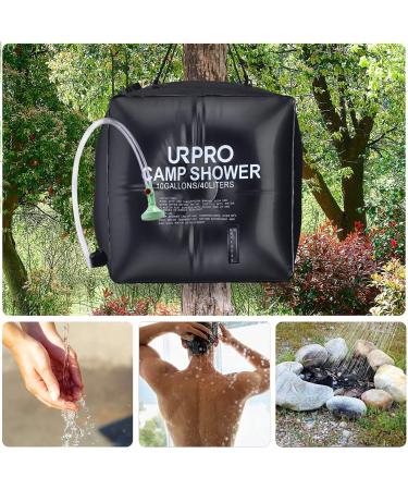 URPRO 10 Gallons Solar Shower Bag - Outdoor Camping & Hiking Hot Water Heater 45C - Buy Online on GoSupps.com