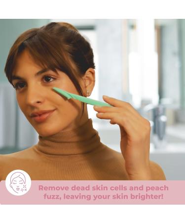 Fine Lines - Eyebrow Razor - Pack of 12 with Guarantee | Face Razors for Women Manual Shavers before Makeup | Eyebrow Shaper with Dermaplaning Razors for Face | Facial Hair Remover Multicolour Pack of 12 - Buy Online on GoSupps.com