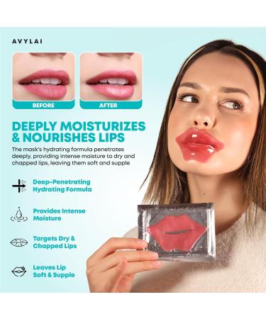 Under Eye Patches - 16 Pairs Collagen Eye Gel Pads & 2 Lip Masks | Vegan & Cruelty-Free | Reduce Puffy Eyes & Dark Circles - Buy Online on GoSupps.com
