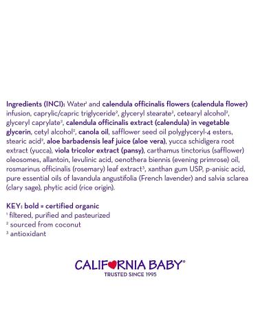 California Baby Calendula Cream 2 oz - Soothing & Nourishing Skincare - Buy Online on GoSupps.com