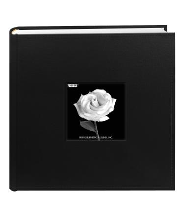Pioneer Photo Albums DA-200SF/BLK 200 Pocket Sewn Leatherette Frame Cover Photo Album, 4 by 6-Inch, Black - Buy Online on GoSupps.com