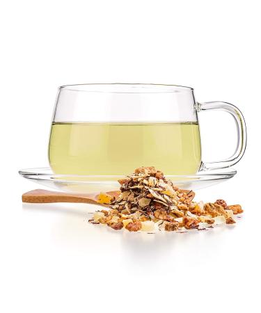 Tealyra Tropical Banana Coconut Rooibos Red Tea 4oz - Herbal Fruity Loose Leaf Tea - Caffeine Free - Buy Online on GoSupps.com