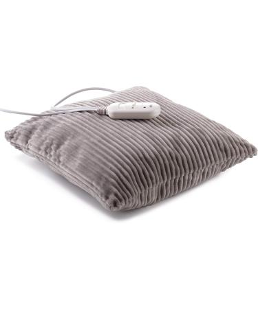 Mesko MS7429 Electric Heating Pillows - Neck & Back Pain Relief Cushion with Auto Shut-Off 2 Heat Levels Washable Cover - 80W Gray | International Shipping Available - Buy Online on GoSupps.com