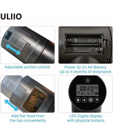 Automatic Fish Feeder for Aquarium Tank - Programmable Timer Feeder for Vacation - Electric Fish Food Dispenser - Buy Online on GoSupps.com