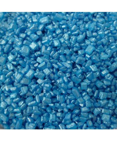 A Pinch Of... Glimmer Sugar Blue - Mini Pouch - 30g. This beautiful glimmer sugar is versatile and ideal for all of your cakes & bakes. Just enough for a single bake. (Glimmer Sugar Blue)