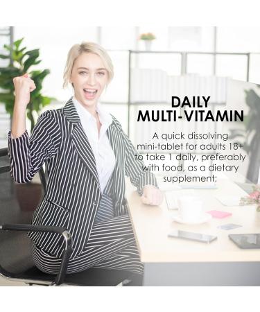 MASON NATURAL Mini Multi Vitamins Vitamins A C D3 E B1 B2 B3 B6 B12 Folate and Calcium for Overall Health 300 Day Supply - Buy Online on GoSupps.com