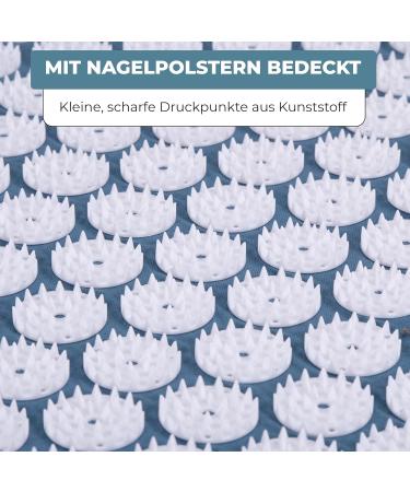 Buy Umbro Acupressure Mat with Pillow | Massage & Acupuncture Mat for Back Pain Relief Blue International Shipping Available - Buy Online on GoSupps.com