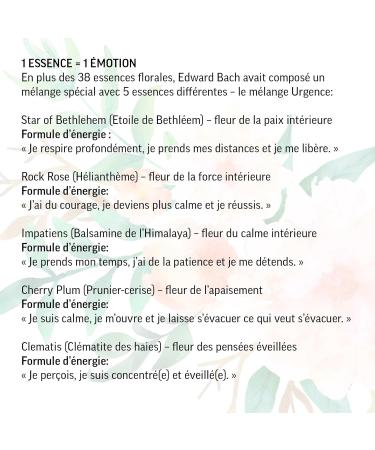 Organic Bach Flower Lozenges N 39 Emergency Calm & Relaxation Orange Taste Box of 45 g Lemon Pharma - Buy Online on GoSupps.com