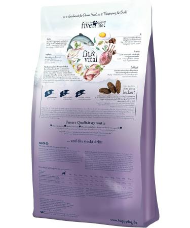 Happy Dog Supreme Fit & Vital Senior Dry Dog Food 4 kg | Best Nutrition for Older Dogs - Buy Online on GoSupps.com
