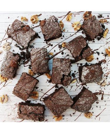 Bottled Baking Co Vegan Chocolate & Walnut Brownie Mix - Makes 12 Slices - Buy Online on GoSupps.com