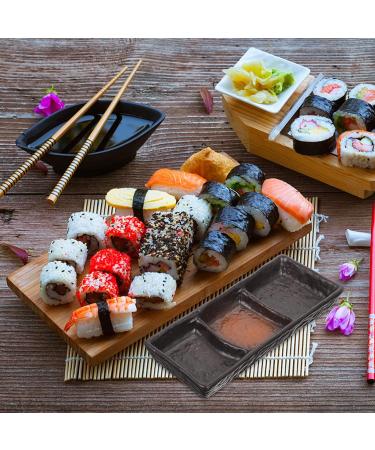 Zerodeko 2 Pcs Sauce Dish Stainless Steel Sauce Bowl Serving Saucers Mini Sushi Dipping Bowls Food Trays Seasoning Dish Grid Ceramic Seasoning Bowls Snack Dishes Ceramics Japanese-Style 20.5X8X3.2CMx2pcs Orangex2pcs - Buy Online on GoSupps.com