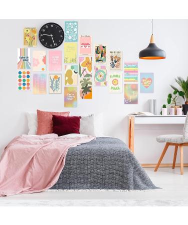 MeleBase 70PC Danish Pastel Room Decor Wall Collage Kit | Aesthetic Teen Girls Posters 8x10 & 4x6 inches - Buy Online on GoSupps.com