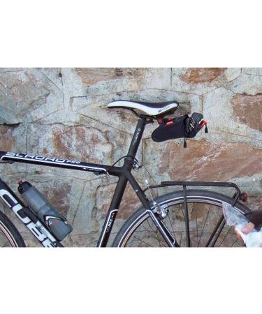 KLICKfix 0297S Micro 15O Plus Saddle Bag - Black Bicycle Bag (19x9x7 cm) | International Shipping Available - Buy Online on GoSupps.com