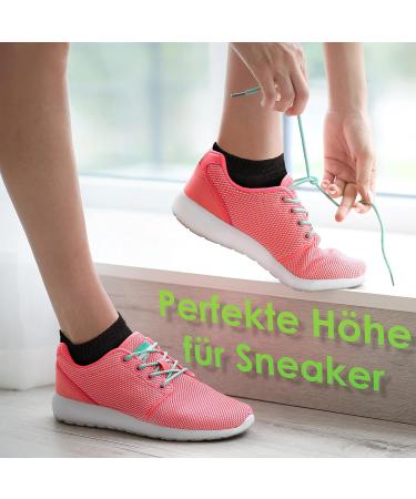 Paixx Premium Bamboo Sneaker Socks 8 Pack | Breathable Antibacterial Ankle Socks for Men & Women | Sizes 39-42 & 43-46 | Lint-Free Anti-Smell Black Socks - Buy Online on GoSupps.com