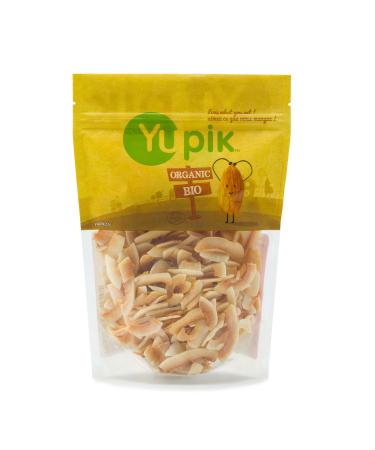 Yupik Organic Toasted Coconut Chips Shavings 450 g 6 Count Non-GMO Vegan Gluten-Free Kosher Crunchy Coconut Unsweetened No Added Sugar Oil-Free Source of Fiber Healthy Snacks 2.6 kg