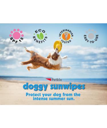 Petkin SPF15 Sunscreen Wipes - Buy Online on GoSupps.com