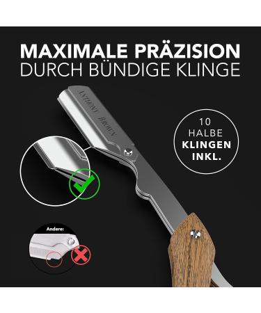 Anthony Brown Silver Razor Set - Precision Blade Head Changeable Blades & Etui | International Shipping Available - Buy Online on GoSupps.com
