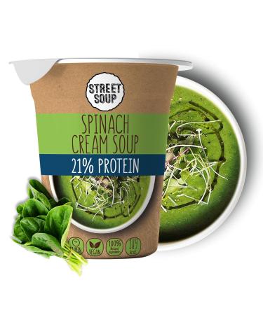 Protein Instant Soup Tasting Package | 8x50g Vegan Low Carb Cream Soups | 20% Protein | Natural Ingredients | Ready-to-Eat Meal Set - Buy Online on GoSupps.com