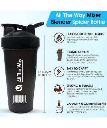 Large 28 oz BPA-Free Protein Shaker Bottle - Durable, Leak-Proof, Hand-Safe Design - Buy Online on GoSupps.com