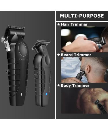 KEMEI Hair Clippers for Men | Professional Cordless Trimmer Set with LED Display & 11 Guide Combs - Precision Grooming - Buy Online on GoSupps.com