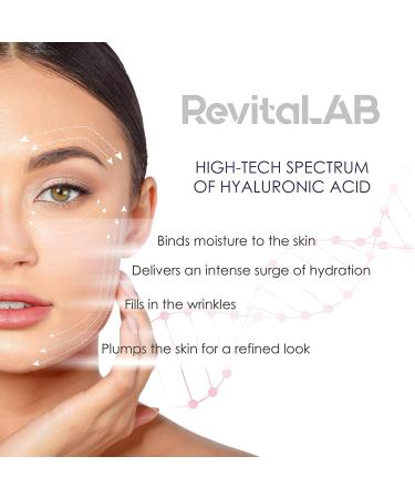 Revitalab Anti-Aging Daily & Night Cream with Hyaluronic Acid Retinol & Vitamin E - UV Protection for Ages 60-75 | 50ml Multipack - Buy Online on GoSupps.com