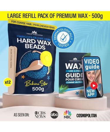 Tress Wellness Hard wax beads - For sensitive skin - Bikini Star Seakissed 540 g (Pack of 1) - Buy Online on GoSupps.com