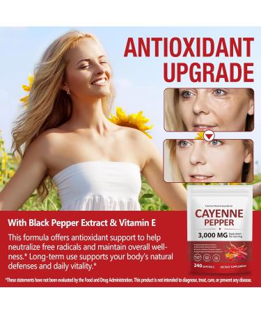 Cayenne Pepper Softgels with Beetroot Extract Turmeric Curcumin & Hawthorn Enhanced with Vitamins D3 K2 & E Supports Heart Health Circulation & Leg Vein Wellness 240 Easy-to-Take Capsules (1) - Buy Online on GoSupps.com