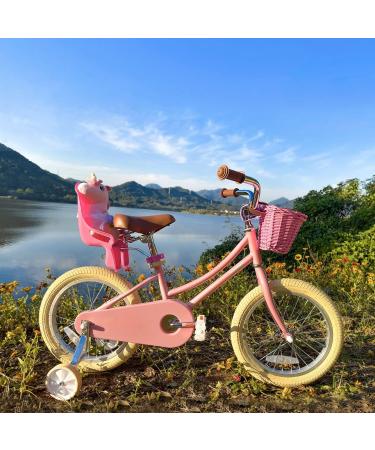 Avast Dolls Girls Bike Seat with DIY Unicorn Stickers - Perfect Children's Bicycle Gift Set in Violet - Buy Online on GoSupps.com