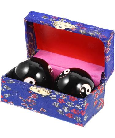Partykindom 4-Piece Massage Globe Set | Metal Hand Exercise Balls for Yoga & Fitness | Hand Training Tool for Enhanced Grip & Relief - Buy Online on GoSupps.com